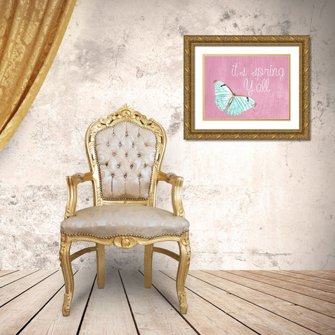 Spring Gold Ornate Wood Framed Art Print with Double Matting by Phillip, Jamie