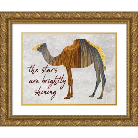 Holy Night Gold Ornate Wood Framed Art Print with Double Matting by Phillip, Jamie