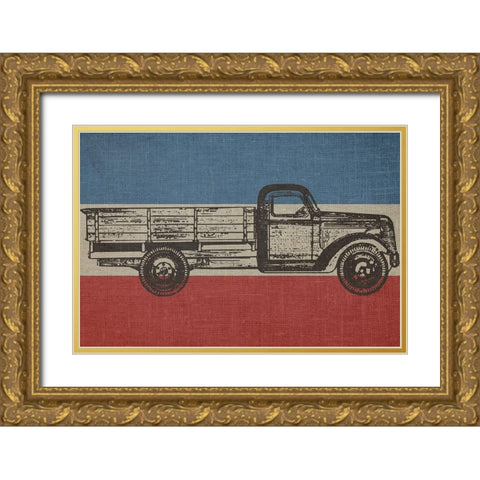 American Made Gold Ornate Wood Framed Art Print with Double Matting by Phillip, Jamie