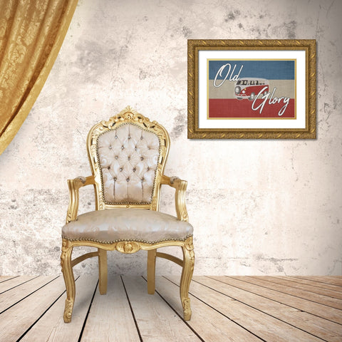 American Made 2 Gold Ornate Wood Framed Art Print with Double Matting by Phillip, Jamie