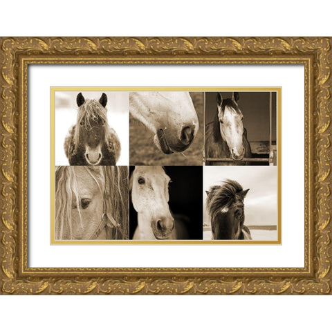 Wild West 1 Gold Ornate Wood Framed Art Print with Double Matting by Phillip, Jamie