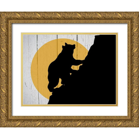 Bear Mountain Gold Ornate Wood Framed Art Print with Double Matting by Phillip, Jamie