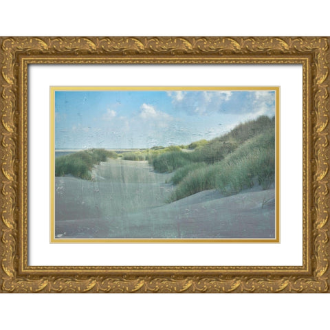Pure Beach 2 Gold Ornate Wood Framed Art Print with Double Matting by Phillip, Jamie