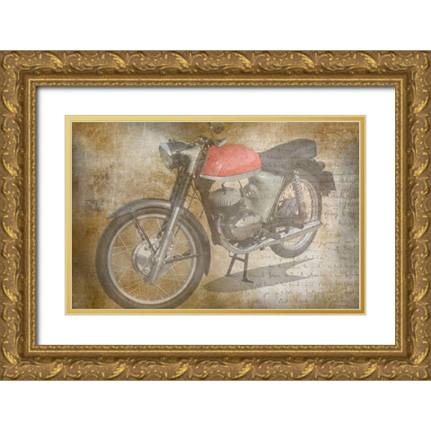 Ride on Gold Ornate Wood Framed Art Print with Double Matting by Phillip, Jamie