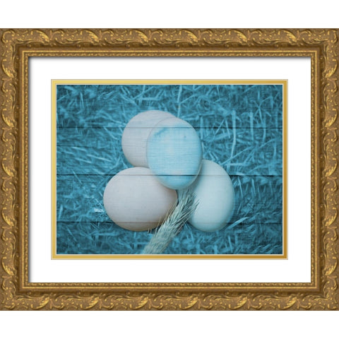 Morning On The Farm Gold Ornate Wood Framed Art Print with Double Matting by Phillip, Jamie