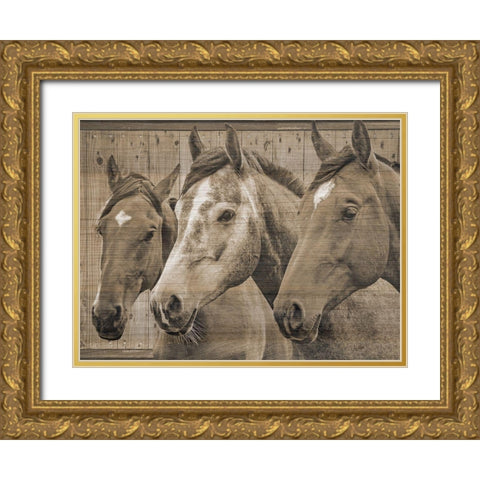 Companion Gold Ornate Wood Framed Art Print with Double Matting by Phillip, Jamie