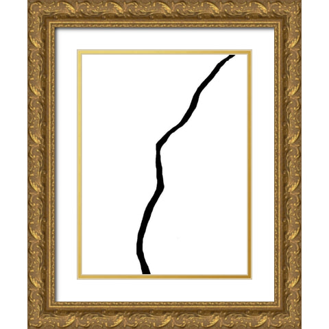 Poetry 1 Gold Ornate Wood Framed Art Print with Double Matting by Phillip, Jamie