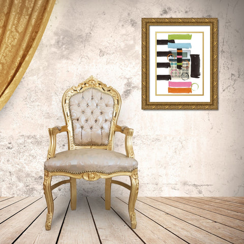 Add Up Gold Ornate Wood Framed Art Print with Double Matting by Phillip, Jamie