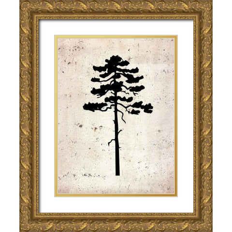 Botancal Calm Gold Ornate Wood Framed Art Print with Double Matting by Phillip, Jamie