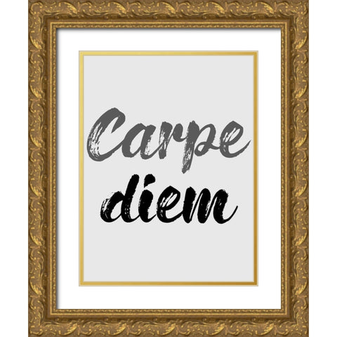 The Day Gold Ornate Wood Framed Art Print with Double Matting by Phillip, Jamie