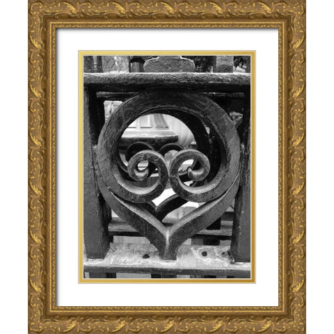 Gate 3 Gold Ornate Wood Framed Art Print with Double Matting by Phillip, Jamie