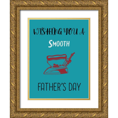 Father 3 Gold Ornate Wood Framed Art Print with Double Matting by Phillip, Jamie