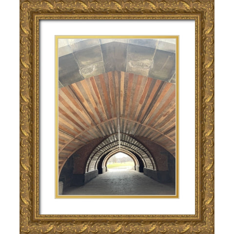 Tunnel Gold Ornate Wood Framed Art Print with Double Matting by Phillip, Jamie