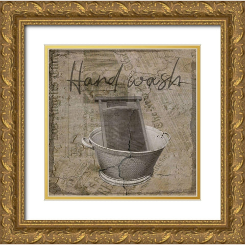 Vintage Wash Gold Ornate Wood Framed Art Print with Double Matting by Phillip, Jamie