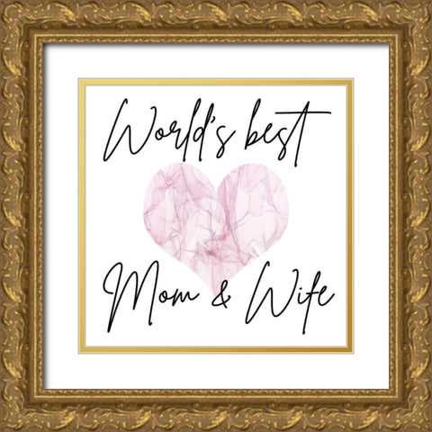 Mon And Wife Gold Ornate Wood Framed Art Print with Double Matting by Phillip, Jamie