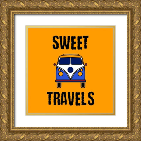 Sweet Trail Gold Ornate Wood Framed Art Print with Double Matting by Phillip, Jamie