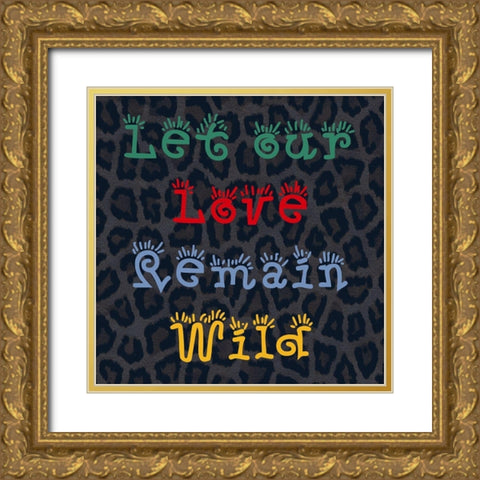 Wild Love Gold Ornate Wood Framed Art Print with Double Matting by Phillip, Jamie