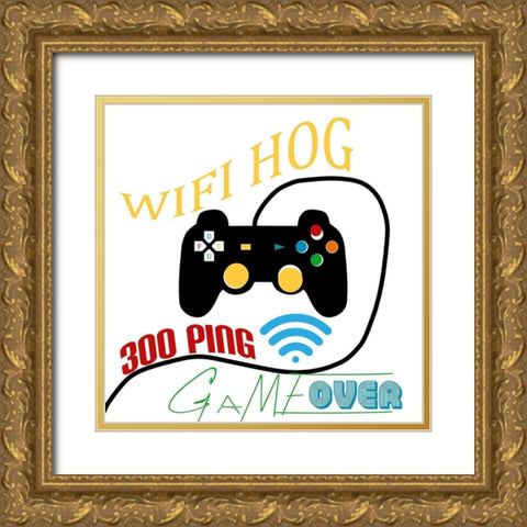 Gammer Gold Ornate Wood Framed Art Print with Double Matting by Phillip, Jamie