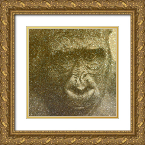 Animal Gold Ornate Wood Framed Art Print with Double Matting by Phillip, Jamie