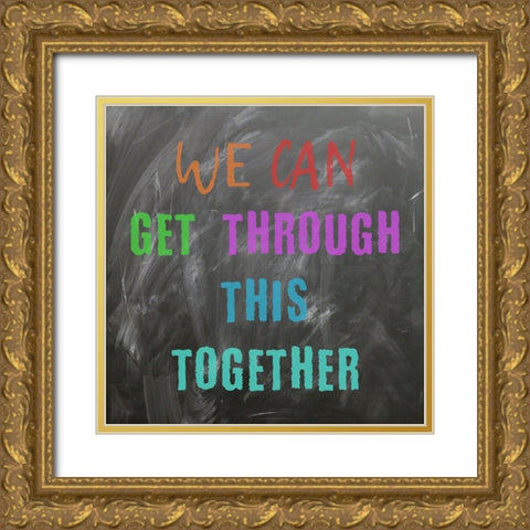 Motivate Gold Ornate Wood Framed Art Print with Double Matting by Phillip, Jamie