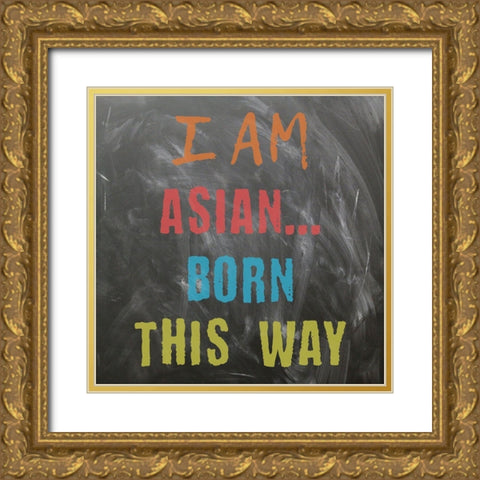 Asian Gold Ornate Wood Framed Art Print with Double Matting by Phillip, Jamie