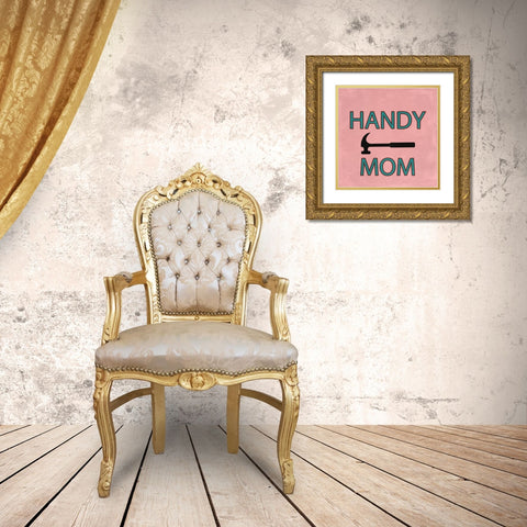 Mom Gold Ornate Wood Framed Art Print with Double Matting by Phillip, Jamie