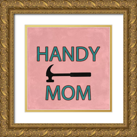 Mom Gold Ornate Wood Framed Art Print with Double Matting by Phillip, Jamie