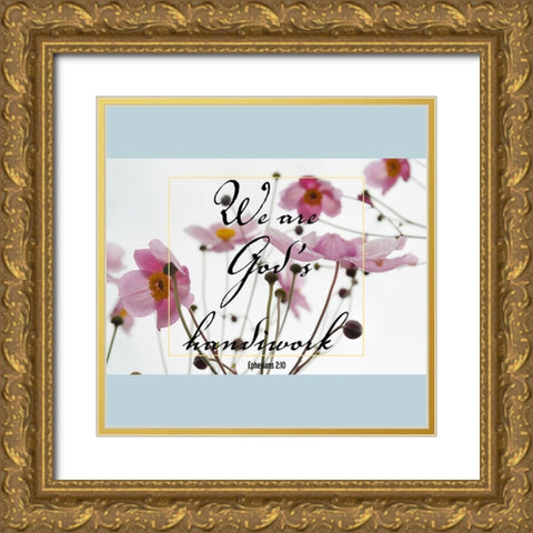 Handiwork Gold Ornate Wood Framed Art Print with Double Matting by Phillip, Jamie