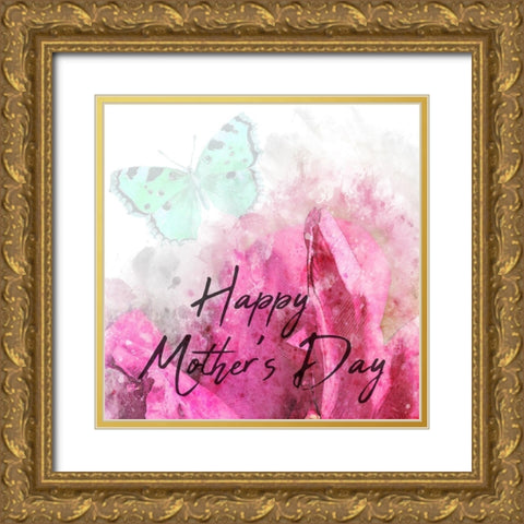 Mothers Gold Ornate Wood Framed Art Print with Double Matting by Phillip, Jamie