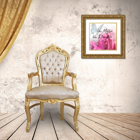 Mother Daughter Gold Ornate Wood Framed Art Print with Double Matting by Phillip, Jamie
