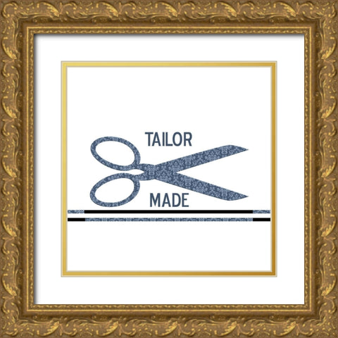 Tailor 1 Gold Ornate Wood Framed Art Print with Double Matting by Phillip, Jamie
