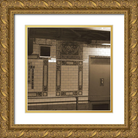 Trains Station Gold Ornate Wood Framed Art Print with Double Matting by Phillip, Jamie