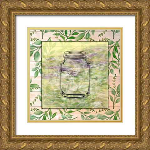 Kitchen Jar Gold Ornate Wood Framed Art Print with Double Matting by Phillip, Jamie