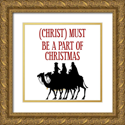 Christ-Must Gold Ornate Wood Framed Art Print with Double Matting by Phillip, Jamie