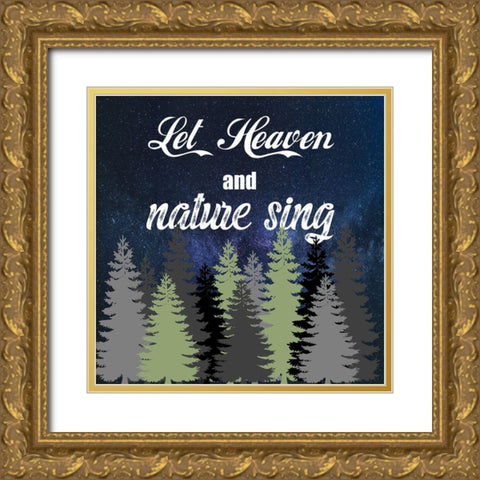Heaven And Nature Gold Ornate Wood Framed Art Print with Double Matting by Phillip, Jamie