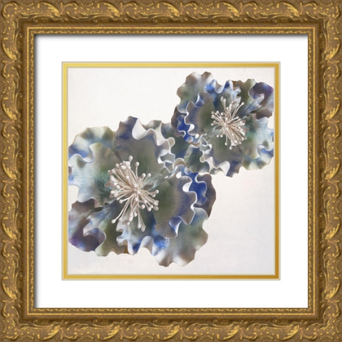 Florest Delight Gold Ornate Wood Framed Art Print with Double Matting by Phillip, Jamie