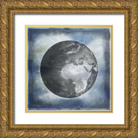 The World 4 Gold Ornate Wood Framed Art Print with Double Matting by Phillip, Jamie