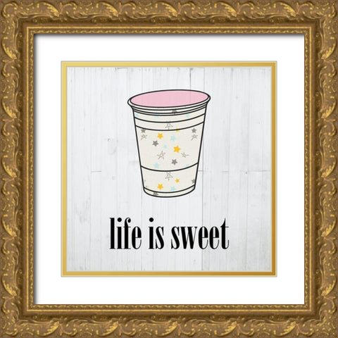Pink Lemonade 3 Gold Ornate Wood Framed Art Print with Double Matting by Phillip, Jamie