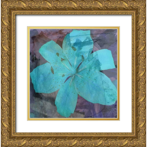 Love in The Garden Gold Ornate Wood Framed Art Print with Double Matting by Phillip, Jamie