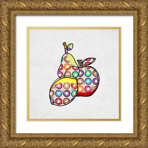 Fruit World 2 Gold Ornate Wood Framed Art Print with Double Matting by Phillip, Jamie