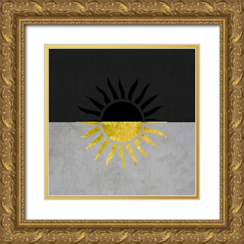 Moon Light 5 Gold Ornate Wood Framed Art Print with Double Matting by Phillip, Jamie