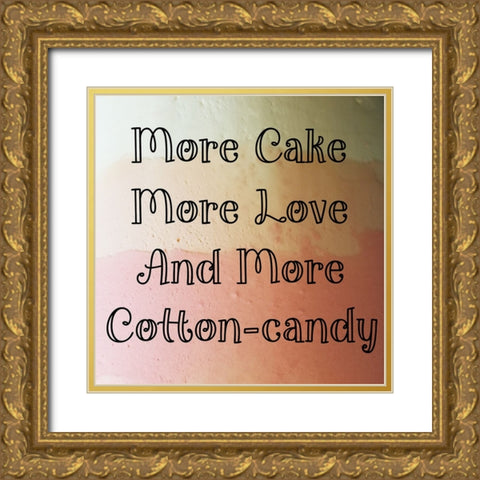 All Things Sweet Gold Ornate Wood Framed Art Print with Double Matting by Phillip, Jamie