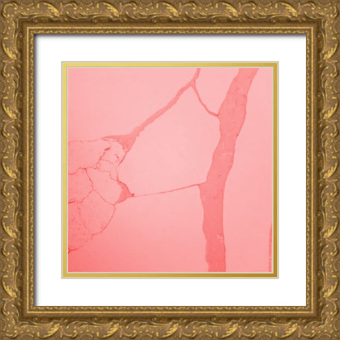 Retro 70s Gold Ornate Wood Framed Art Print with Double Matting by Phillip, Jamie