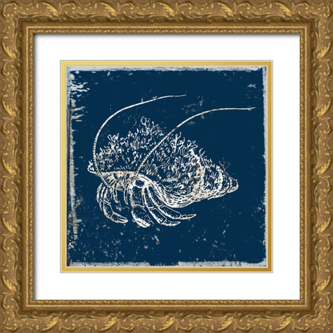 Whay So Crabby 5 Gold Ornate Wood Framed Art Print with Double Matting by Phillip, Jamie