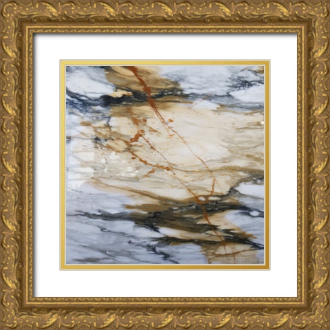 Lightning Strike Gold Ornate Wood Framed Art Print with Double Matting by Phillip, Jamie