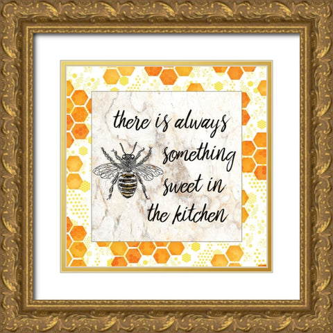 Romantic Chefs 5 Gold Ornate Wood Framed Art Print with Double Matting by Phillip, Jamie