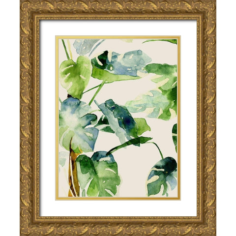 The Rainforest 1 Gold Ornate Wood Framed Art Print with Double Matting by Urban Road