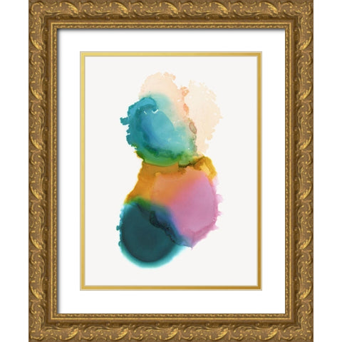 Organic Gold Ornate Wood Framed Art Print with Double Matting by Urban Road