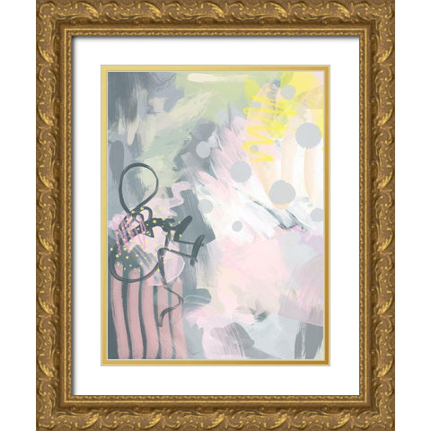 Concrete Jungle Gold Ornate Wood Framed Art Print with Double Matting by Urban Road