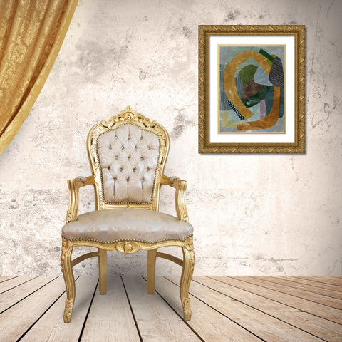 Labyrinth II Gold Ornate Wood Framed Art Print with Double Matting by Urban Road